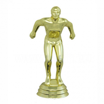 Фигура 312 "Плавание мужчины", 10,8 см, золото