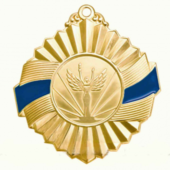 Заготовка медали MZP 08-50 золото/синий